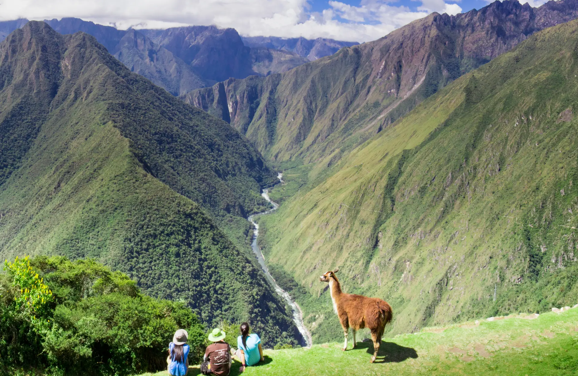 Recorre el Camino Inca: Un Viaje Épico a Machu Picchu Camino Inca - Vista panorámica del Camino Inca, con la Puerta del Sol y Machu Picchu al fondo