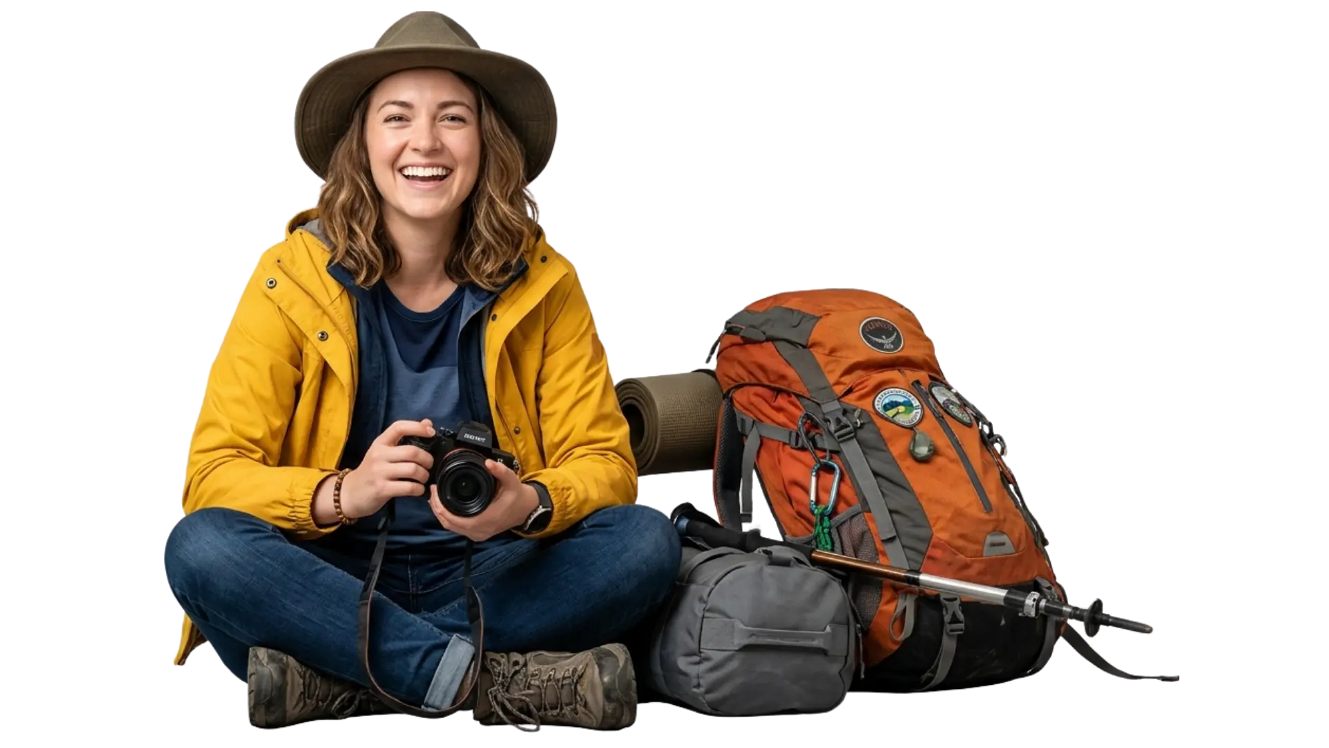 Viajera lista para el Camino Inca con Cusco Tu Destino Travel